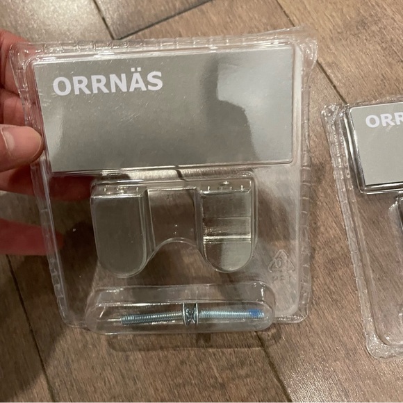 NWT IKEA ORRNÄS Silver Cabinet Hinges - Picture 2 of 3